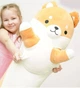 Мягкая игрушка подушка Обнимашка My Kigu Собака Корги Батон Антистресс Коричневая 120 см (9042) - изображение 3