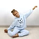 Теплый домашний костюм для девочки Bosskids (2166блак) Рост 122 см Голубой - изображение 6