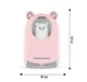 Увлажнитель диффузор воздуха ночник с подсветкой H2O Humidifier USB с мишкой на 300мл Розовый - изображение 4