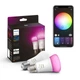 Розумні світлодіодні LED лампочки Philips Hue E27 White and Color Ambiance 1100лм 75Вт 9W, ZigBee, Bluetooth, 2шт. - зображення 14