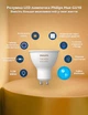Розумна світлодіодна LED лампочка Philips Hue GU10 White 400лм 57Вт 5.2W, ZigBee, Bluetooth, 2шт. - зображення 3