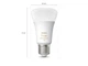 Розумна світлодіодна LED лампочка Philips Hue E27 White Ambiance 1100лм 75Вт 8W, ZigBee, Bluetooth - зображення 13