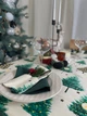 Скатерть «Рождественские Елки» 150х150 см - изображение 5