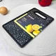 Разделочная кухонная доска Серый мрамор 16*25*1.2 см Ringel - изображение 9