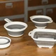 Друшляк складаний МВМ MY HOME KP-74 S біло-сірий (KP-74 S WHITE/GRAY) - зображення 9