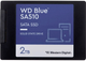 SSD диск Western Digital Blue SA510 2TB 2.5" SATAIII 3D NAND TLC (WDS200T3B0A) - изображение 1