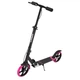 Самокат із ручним тормозом Razzo CITY 200 мм. алюмінієвий HUL1-200 Black/Pink - зображення 1