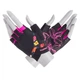 Рукавички для фітнесу MadMax MFG-770 Flower Power Gloves Black/Pink XS - изображение 1