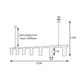 Люстра підвісна MSK Electric Tube у стилі лофт NL 2450-7 BK - зображення 4