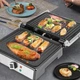 Контактный электрогриль электрический прижимной DSР гриль для стейков мяса с регулировкой температуры, 1800W - изображение 2