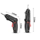 Универсальняя Аккумуляторная отвертка Tuoye Tools 47PCS с кейсом Чёрная LY-83 USB Встроенный аккумулятор - изображение 1