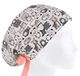 Медицинская шапочка женская HeadwearUniverse универсальная принт Маленькие зверушки - изображение 1