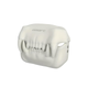 Чехол для наушников Apple AirPods Pro / Pro 2 BLACKTIME 808FC TIGERTEETHCASE ударопрочный силиконовый с карабином, Белый - изображение 7