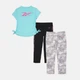 Подростковый комплект (футболка + леггинсы 2 шт) для девочки Reebok B4615RG 152 см Aruba Blue (196096257586) - изображение 9