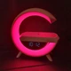 Лампа ночник Bluetooth колонка зарядная станция для телефона Led Wireless Charging Speaker BT –3401 - изображение 7