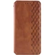 Шкіряний чохол-книжка GETMAN Cubic (PU) для Samsung Galaxy S24+ Коричневий - изображение 1
