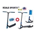 Самокат трюковый - снегокат 2 в 1 85х49 см Scale Sports Синий 000283534 - изображение 2