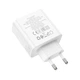 Сетевое зарядное устройство Hoco C113A Awesome | 65 Вт, 1 USB-A, 1 Type C| Адаптер с быстрой зарядкой Белый - изображение 2
