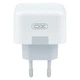 Сетевое зарядное устройство XO L102 EU Dual | 35 Вт, 2 x USB Type C, PD, QC| Адаптер с быстрой зарядкой Белый - изображение 3