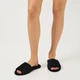 Женские домашние тапочки с открытым носком Inblu EF-2H 39 25.5 см Черные (ROZ6400183369) - изображение 7