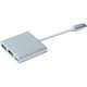 Перехідник Dynamode Dynamode USB3.1 Type-C to 1хHDMI, 1хUSB 3.0, 1хUSB Type-C Fe (Multiport USB 3.1 Type-C to HDMI) - зображення 3