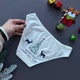 Жіночі сліпи Bolshe новорічні з написом Wishing you Happy New Year Білий S/M - изображение 2