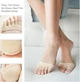 Женские полуноски с пальцами для стоп Five Finger Invisible Socks K Pain Patch LY-398 - изображение 5