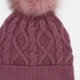 Шапка женская 4F AW23ACAPF297-60S S Фиолетовая (5904698348183) - изображение 4