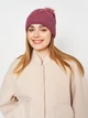 Шапка женская 4F AW23ACAPF297-60S S Фиолетовая (5904698348183) - изображение 5