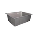 Мийка для кухні інтегрована Lidz Handmade H6050G (LDH6050GPVD43622) Brushed Grey PVD 3,0/1,0 мм - зображення 3