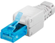 Beznarzędziowy wtyk Goobay RJ45 CAT 6A UTP nieekranowany Biały (4040849592270) - obraz 1