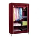 Складна тканинна шафа органайзер Storage Wardrobe 88105 бордова 105х45х170 см - зображення 1