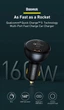Автомобільний зарядний пристрій Baseus 160W з кабелем USB-C 100W (20V/5A) 1m - зображення 9