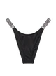 Купальник Victoria's Secret чорний топ з push-up 34D (75D) + бразилиана M - зображення 2