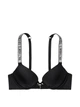 Купальник Victoria's Secret чорний топ з push-up 34D (75D) + бразилиана M - зображення 3