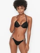 Купальник Victoria’s Secret черный топ 34А (75А) + бразилиана XS - изображение 1