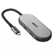 USB-Хаб ArmorStandart Type-C to HDMI + LAN + PD + 2 USB + TF/SDcard Grey (ARM69365) - зображення 2