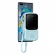 Повербанк 20000 мАг 22.5Вт USB Type-C блакитний Baseus Qpow PPQD030103 - зображення 4