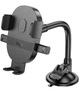 Держатель HOCO Mighty one-button Car holder (windshield) H20 черный - изображение 1