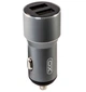 АЗУ XO CC30 Metal car charger Gray - изображение 1
