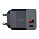 Сетевое зарядное устройство McDodo Hydrogen Series 20W PD+QC Charger (EU plug) CH-1951 Black - изображение 1