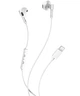 Наушники XO EP61 TRANSSION Bluetooth connection Lighting flat ear metal headphones Silver - изображение 1