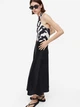 Боди-блуза женская H&M A2609-1168970 M Белая с черным (4000010963) - изображение 2
