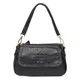 Женская кожаная сумка Borsa Leather K1211-black - изображение 1