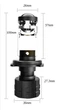 Светодиодные LED линзы мини Т4 Н4 110W 14000Lm линзы H4 LED - изображение 3