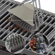 Щетка для очистки гриля BBQ безопасная с ручкой, 3 спирали и скребок, сталь (117574) - изображение 4