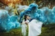 Кольоровий дим для Фотосесій "Блакитний" 60 секунд (Димова шашка) - зображення 5