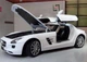 Спортивна металева колекційна машинка WELLY Mercedes-Benz SLS AMG 1:24 - зображення 4