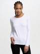 Longsleeve damski Big Star 180018-101 S Biały (5900714375959) - obraz 1