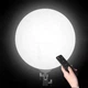Светодиодная LED лампа круглая 32см Fill Light M666 с пультом и штативом 2м видеосвет для блогера визажиста - изображение 9